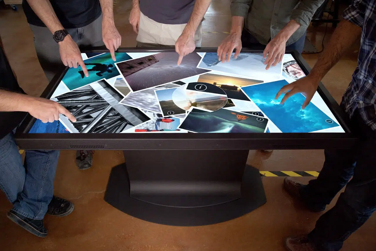 usage pour une table tactile